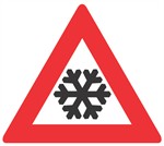Verkeersbord Sneeuw IJzel